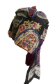 790 Gold Foil Silk Embroidered Tiger Hat